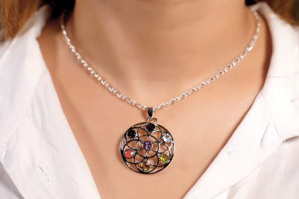 7 Chakra Casting Silver Pendant for Balance, & Heal Your Energy 5