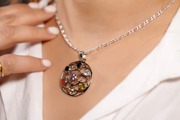 7 Chakra Casting Silver Pendant for Balance, & Heal Your Energy 6