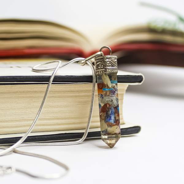 7 Chakra Clear Quartz Pendant Unlock Your Full Potential