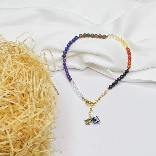 7 Chakra Crystal Anklet Balance, Heal & Energize Your Mind, Body & Soul