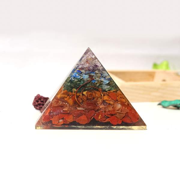 7 Chakra Orgone Pyramid Harmonize & Balance Your Energy 2