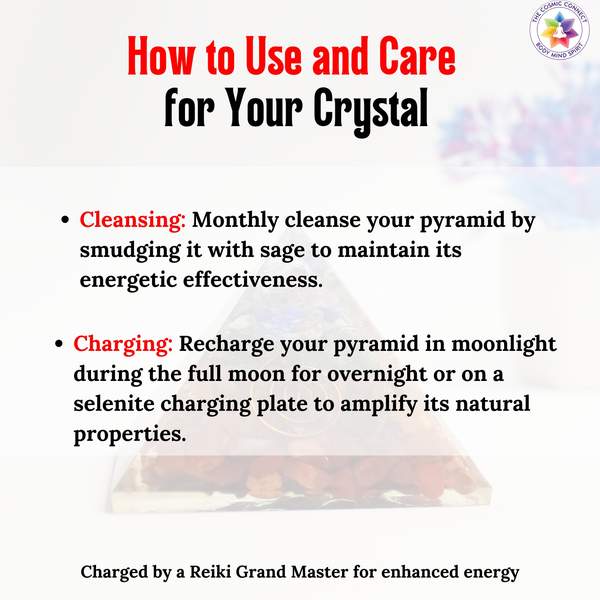 7 Chakra Orgone Pyramid Harmonize & Balance Your Energy 5