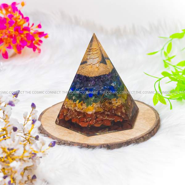 7 Chakra Orgone Pyramid Harmonize & Balance Your Energy 6