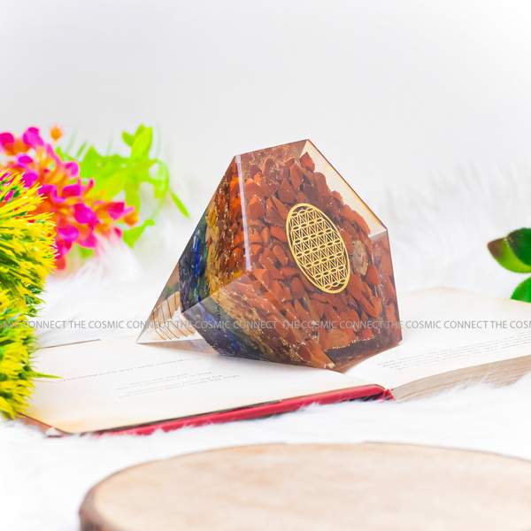 7 Chakra Orgone Pyramid Harmonize & Balance Your Energy 8