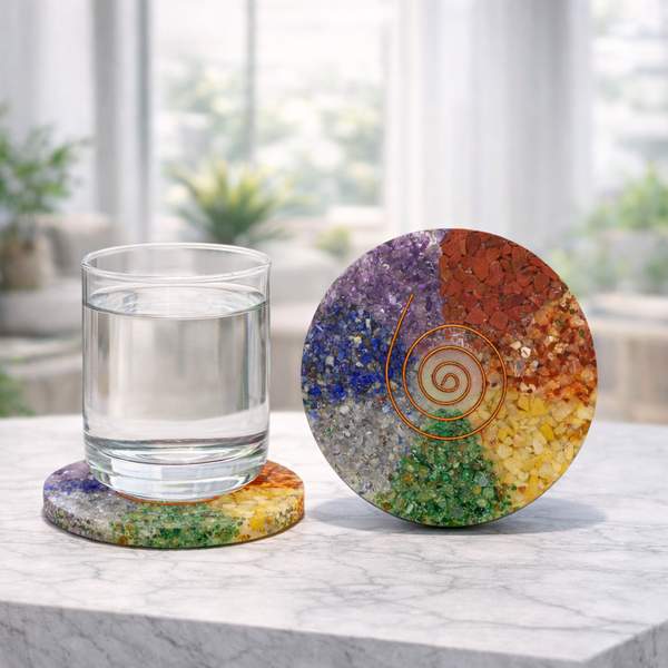 7 Chakra Orgone Water Coaster Harmonize Your Energy