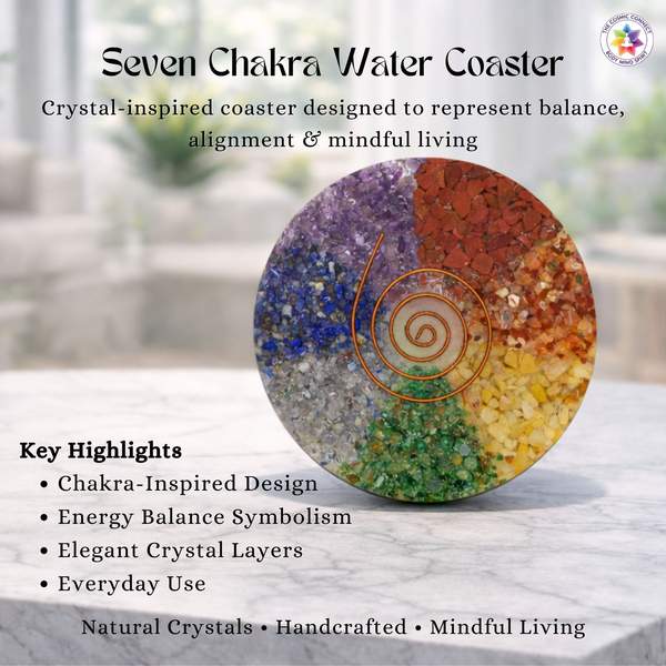 7 Chakra Orgone Water Coaster Harmonize Your Energy 6