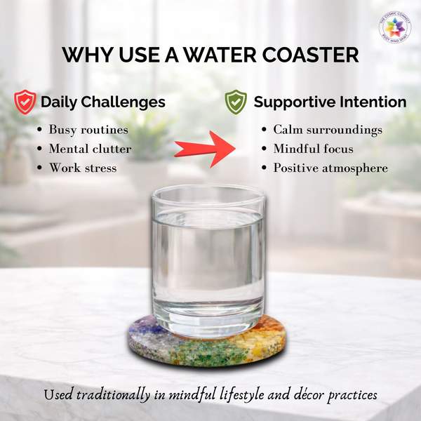 7 Chakra Orgone Water Coaster Harmonize Your Energy 7