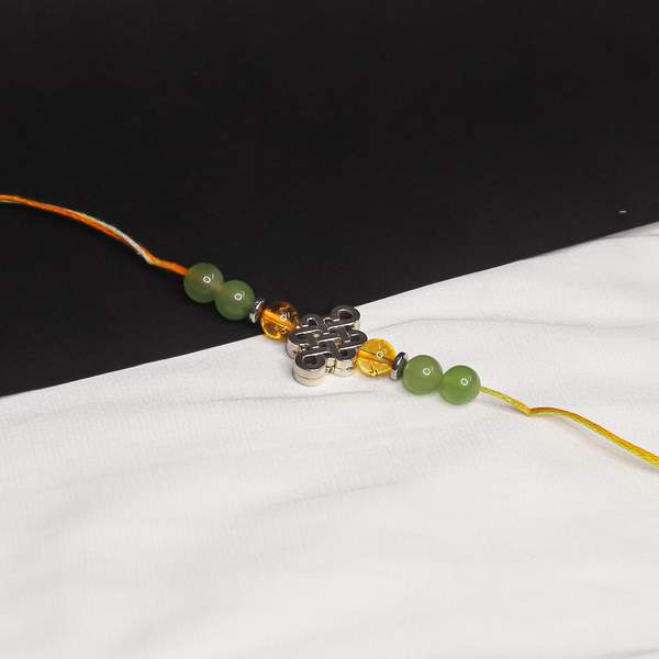 Abundance, Confidence & Positivity Premium Healing Rakhi for Raksha Bandhan