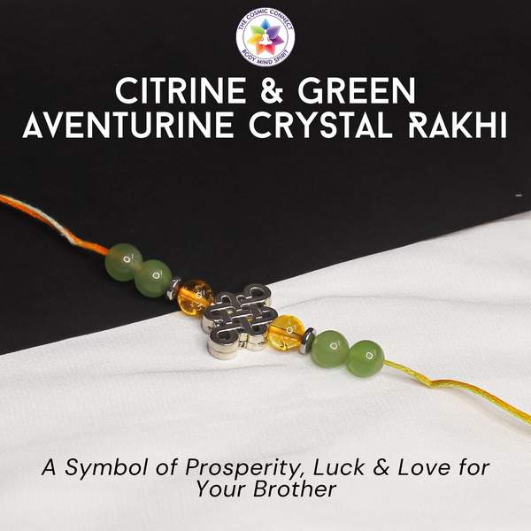 Abundance, Confidence & Positivity Premium Healing Rakhi for Raksha Bandhan 2