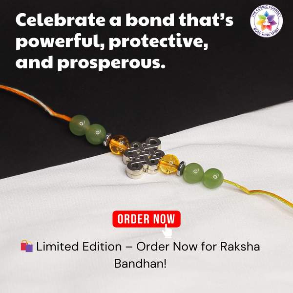 Abundance, Confidence & Positivity Premium Healing Rakhi for Raksha Bandhan 6