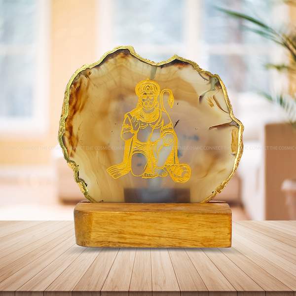Agate Hanuman Ji Figurines for Strength and Spiritual Power