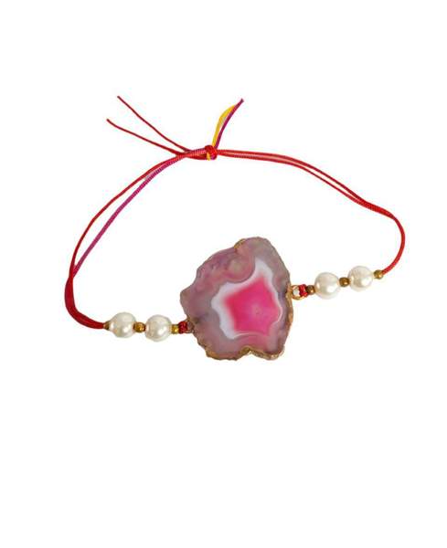 Agate Healing Rakhi for Brother for Protection, and Positivity