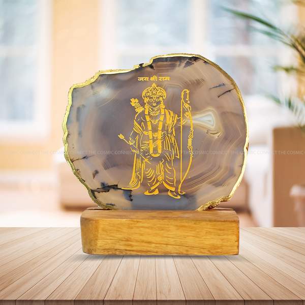 Agate Jai Shri Ram Figurines for Peace, and Spiritual Grow