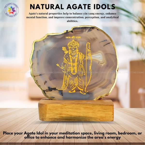 Agate Jai Shri Ram Figurines for Peace, and Spiritual Grow 2