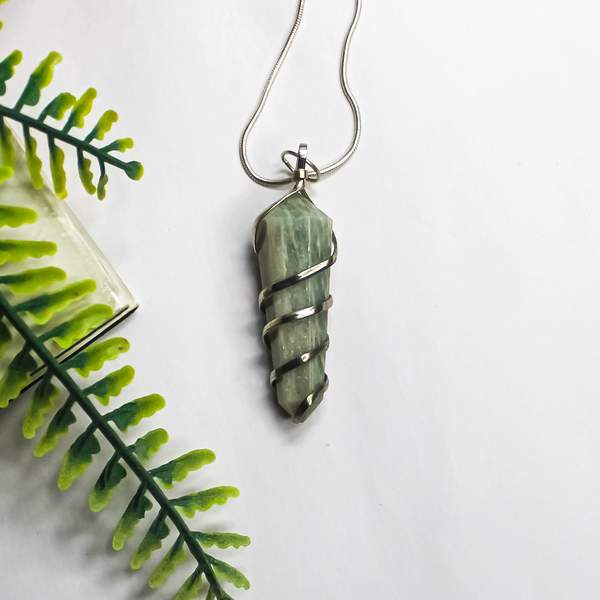 Amazonite Crystal Pendant Embrace Confidence & Harmony 2