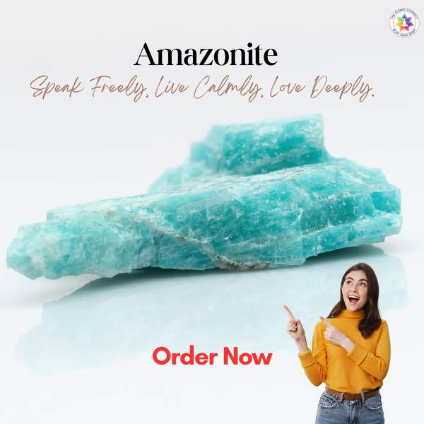 Amazonite Gem Cut Crystal Bracelet for Soothing, Confidence-Boosting 11