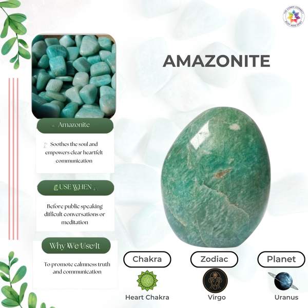 Amazonite Gem Cut Crystal Bracelet for Soothing, Confidence-Boosting 4
