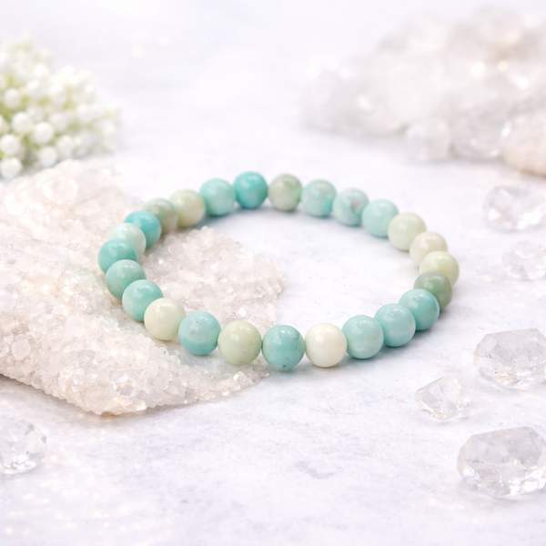 Amazonite Healing Bracelet for Emotional Balance