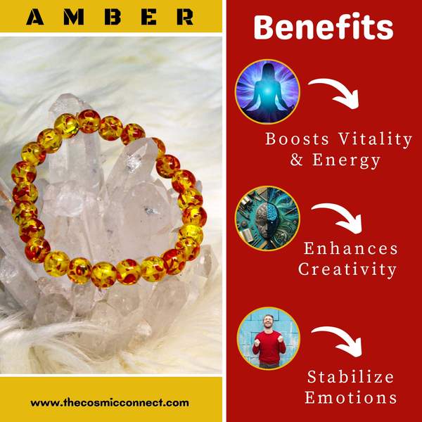 Amber Healing Bracelet - Boost Vitality 2