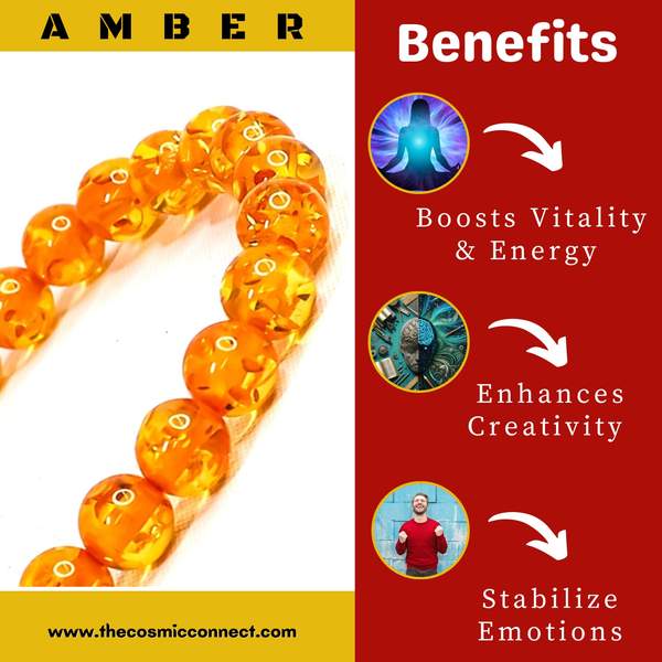 Amber Healing Bracelet - Boost Vitality 7