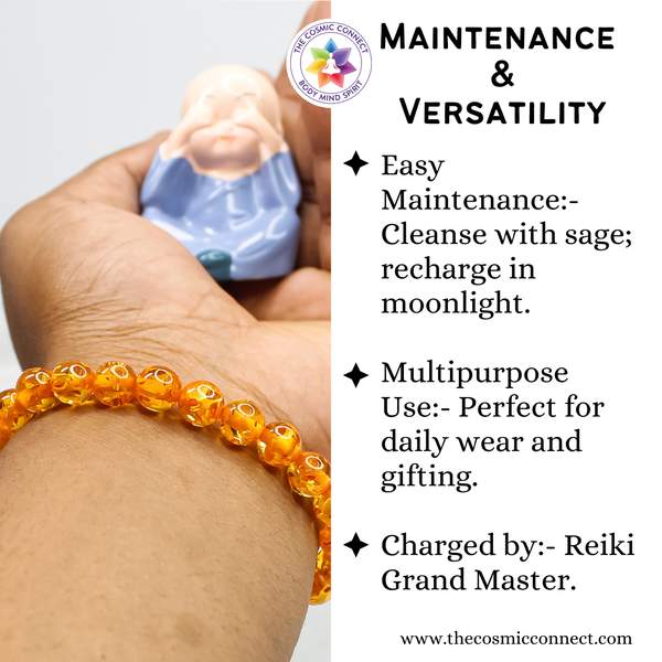 Amber Healing Bracelet - Boost Vitality 9