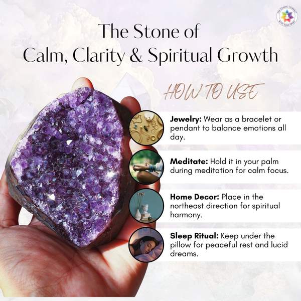 Amethyst Bracelet - Calmness & Spiritual Clarity 11