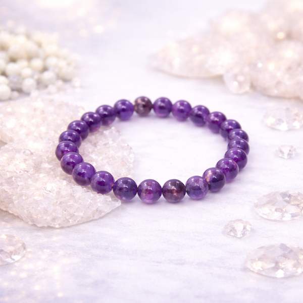 Amethyst Bracelet - Stress Relief, and Enhance Intuition Power 3