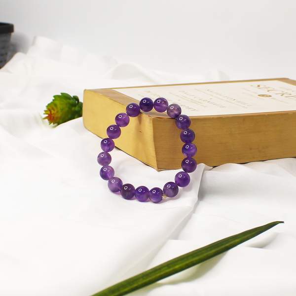 Amethyst Bracelet - Stress Relief, and Enhance Intuition Power 7