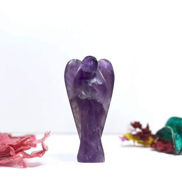 Amethyst Crystal Angel for Peace and Spiritual Awakening