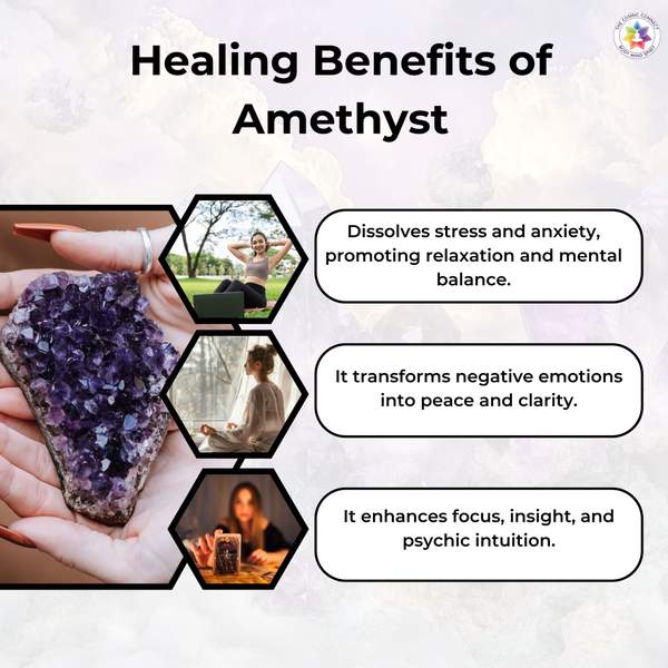 Amethyst Crystal Angel for Peace and Spiritual Awakening 4