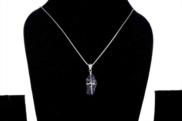 Amethyst Crystal Pendant for Intuition & Spiritual Protection