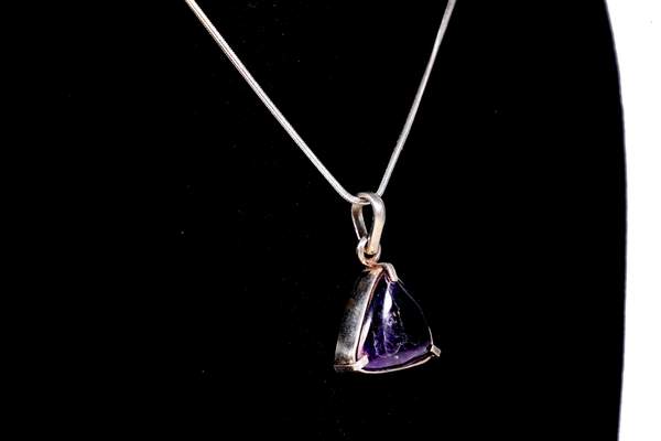 Amethyst Crystal Pendant for Intuition & Spiritual Protection 3