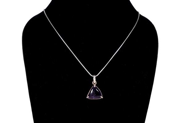 Amethyst Crystal Pendant for Intuition & Spiritual Protection 4