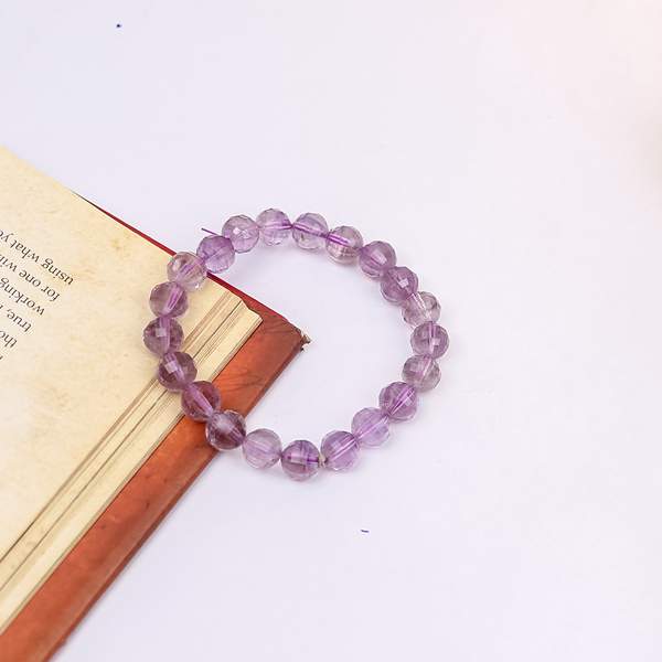 Amethyst Diamond Cut Bracelet - Enhance Spirituality 4