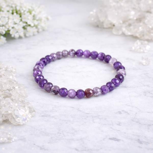 Amethyst Faceted Bracelet - Emotional Balance & Intuition