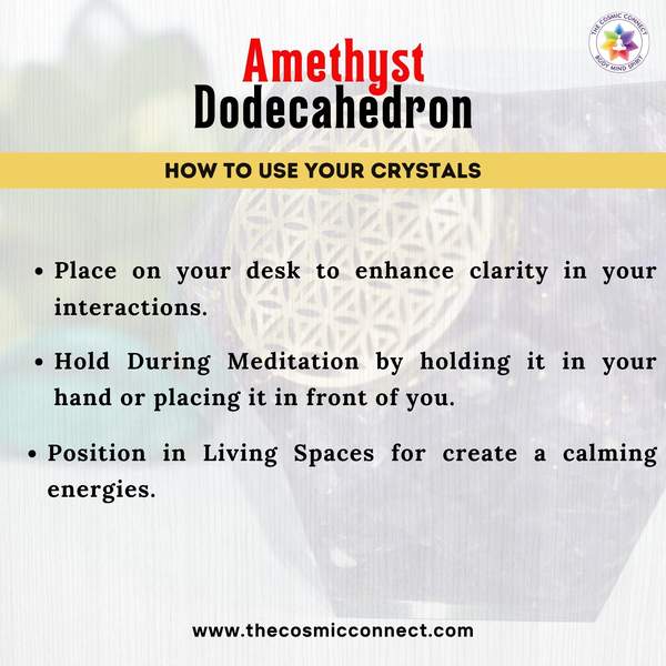 Amethyst Orgone Dodecahedron Unlock Higher Consciousness & Inner Peace 3