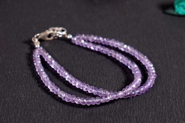 Amethyst Silver Bracelet Unlock Intuition & Spiritual Growth