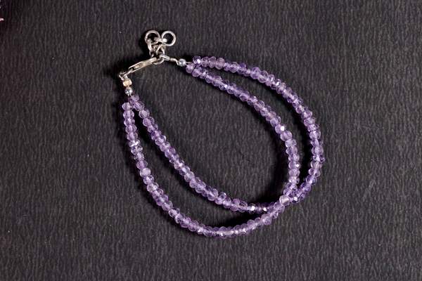 Amethyst Silver Bracelet Unlock Intuition & Spiritual Growth 2