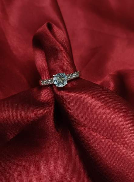 Aquamarine Silver Ring for Serenity, Clarity & Emotional Healing