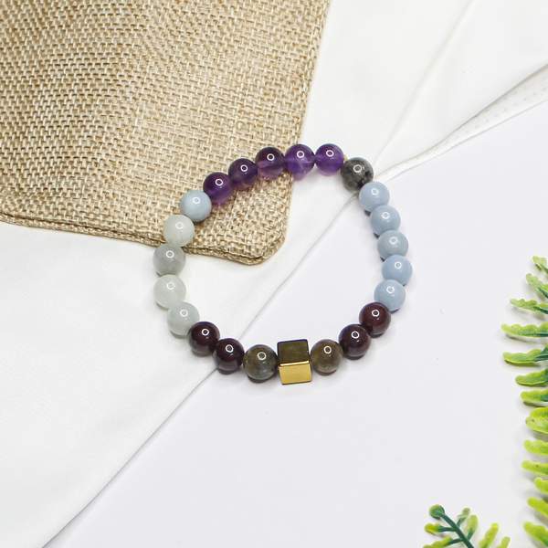 Aquarius Zodiac Bracelet for Energy Healing, Chakra Alignment