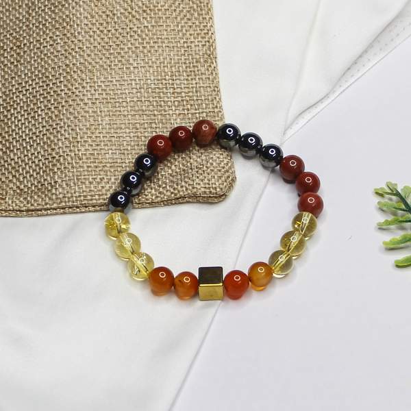 Aries Zodiac Bracelet for Confidence, Energy & Chakra Balance