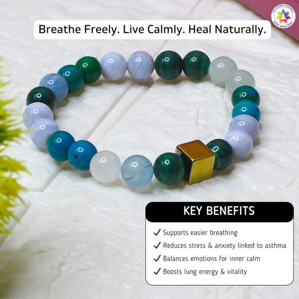 Asthma Therapy Bracelet for Better Breathing, and Stress Relief 6