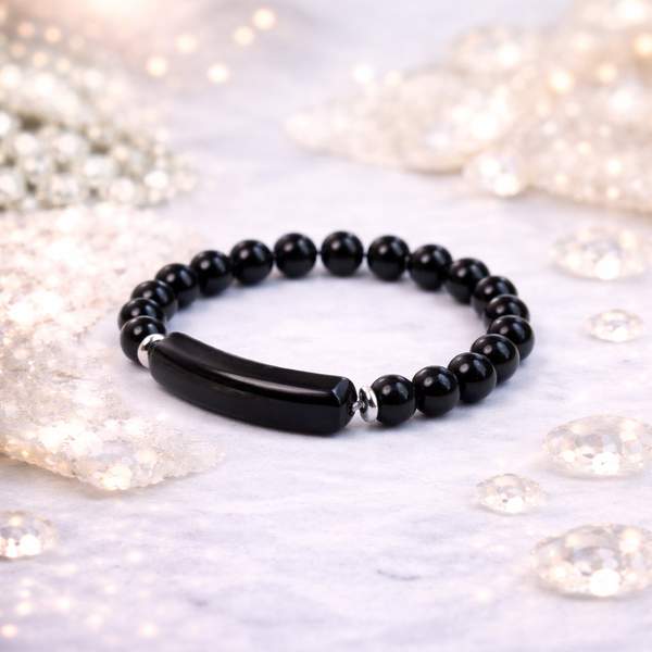Black Obsidian Bracelet - Protection & Grounding