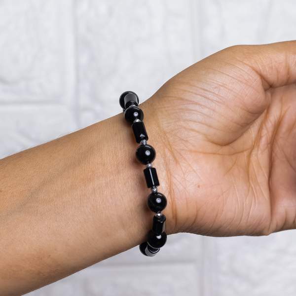 Black Obsidian Bracelet - Protection & Grounding 4