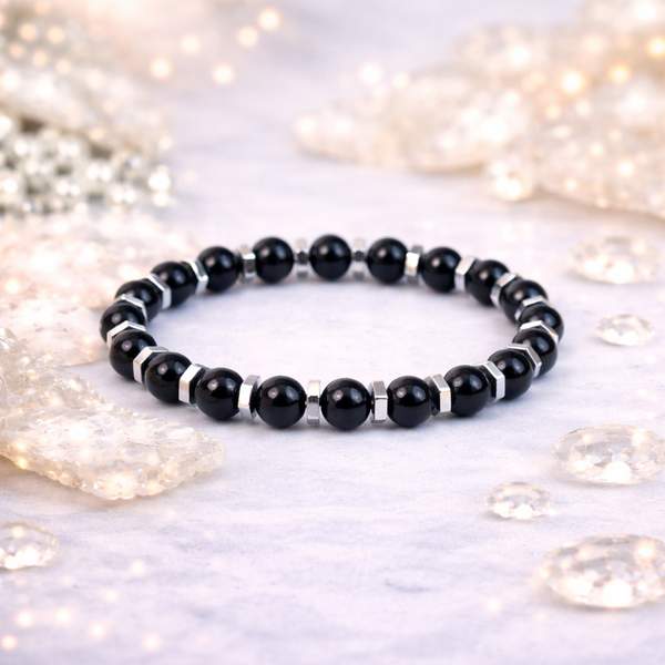 Black Obsidian Bracelet - Protection & Grounding 5