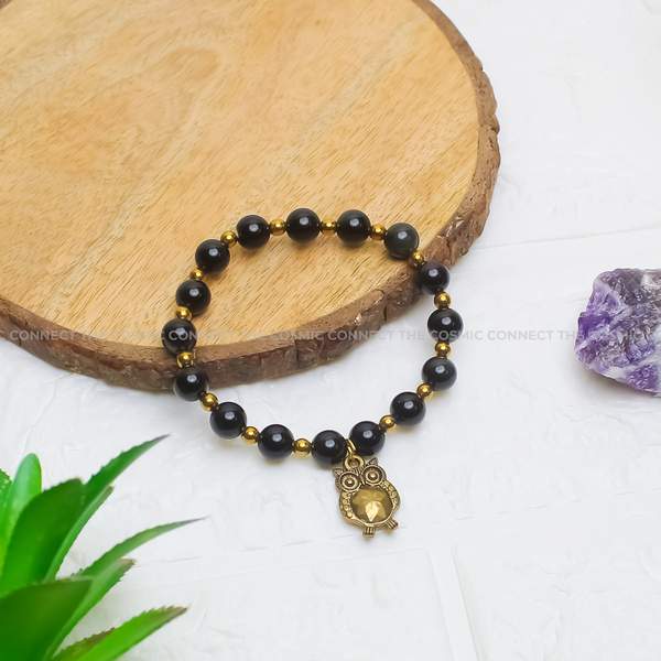 Black Obsidian Bracelet - Protection & Grounding 7