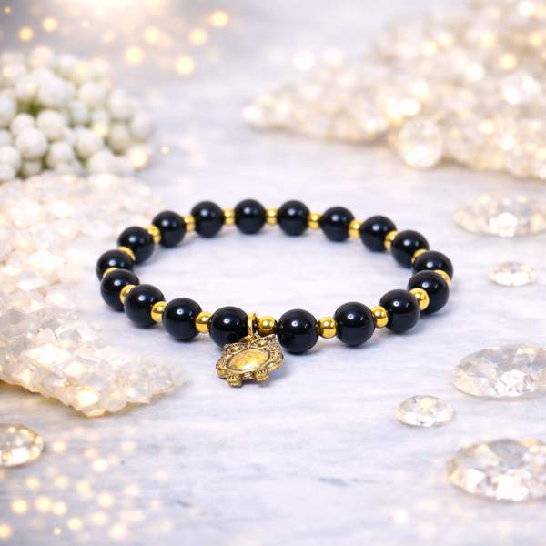 Black Obsidian Bracelet - Protection & Grounding 9