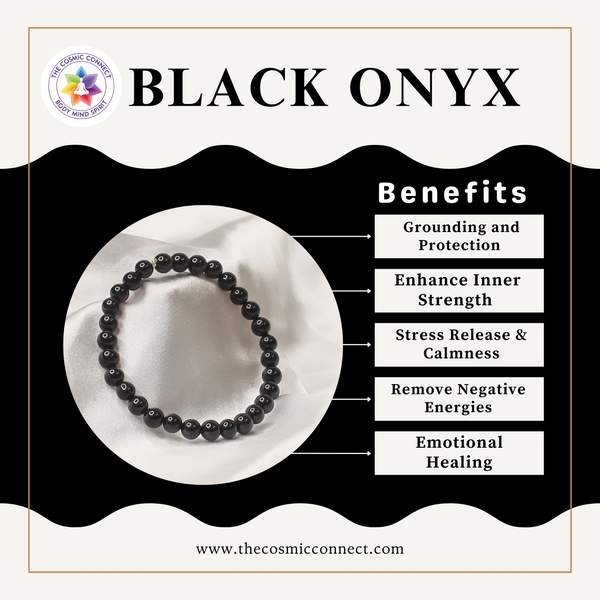Black Onyx Bracelet - Inner Strength & Protection 2