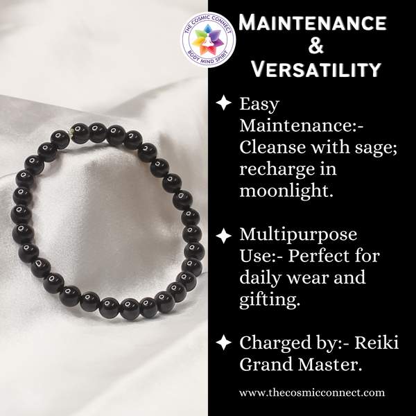 Black Onyx Bracelet - Inner Strength & Protection 4