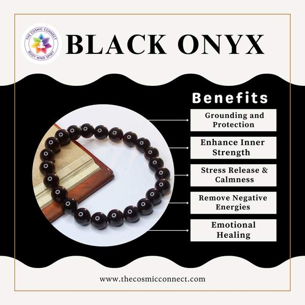 Black Onyx Bracelet - Inner Strength & Protection 6